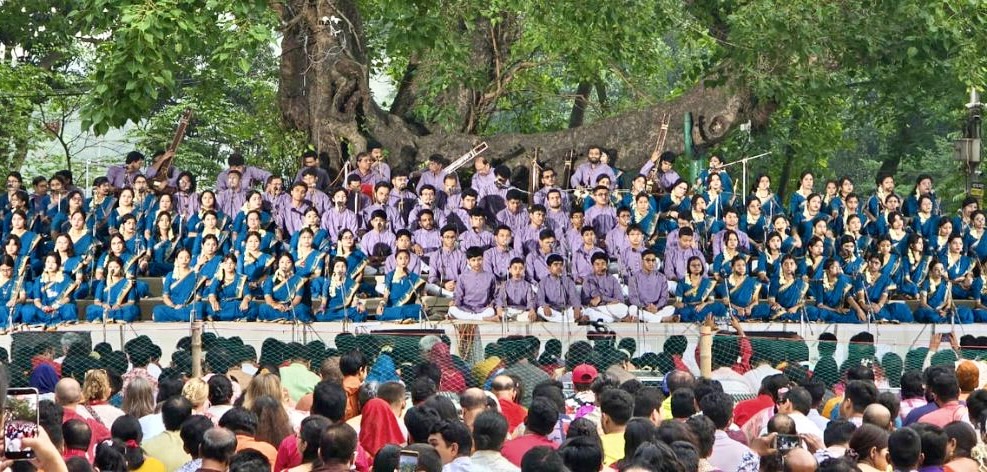 রমনার বটমূলে ছায়ানটের বর্ষবরণ অনুষ্ঠান